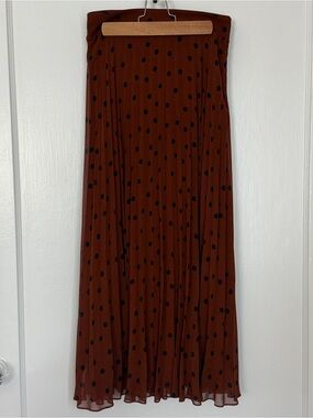 Sézane polka dot skirt